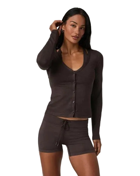 Women's Long Sleeve Halo V-Neck Cardigan
