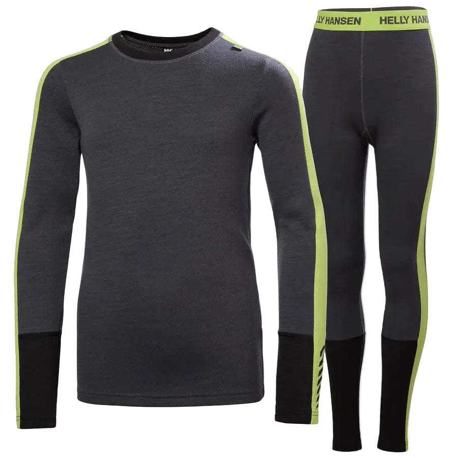 Kids' Merino Solid Midweight Set