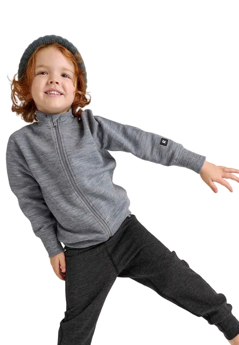 Kids' Mahin Merino Wool Full Zip Sweater
