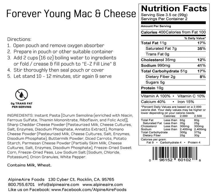 Alpineaire Forever Young Mac  Cheese