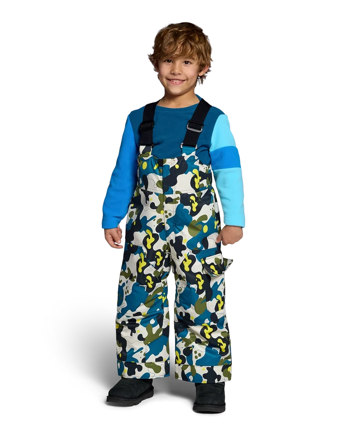 Boy's Volt Print Bib Pant