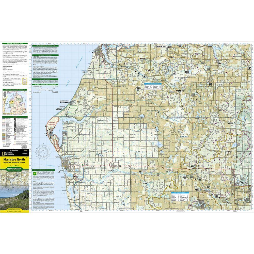 Manistee National Forest North Trail Map