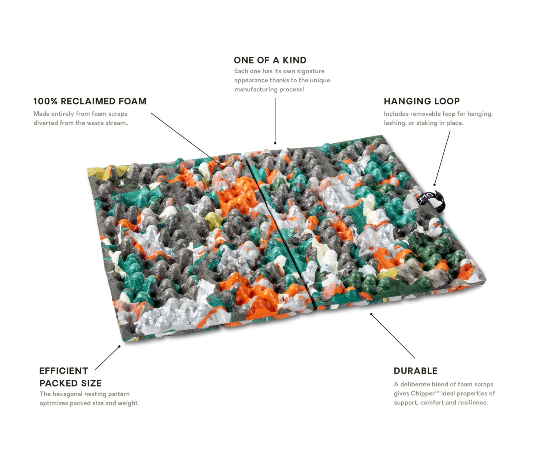 Chipper Reclaimed ClosedCell Foam Seat