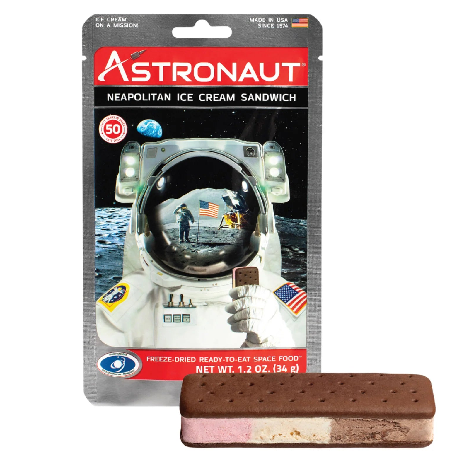 Neapolitan Ice Cream Sandwich