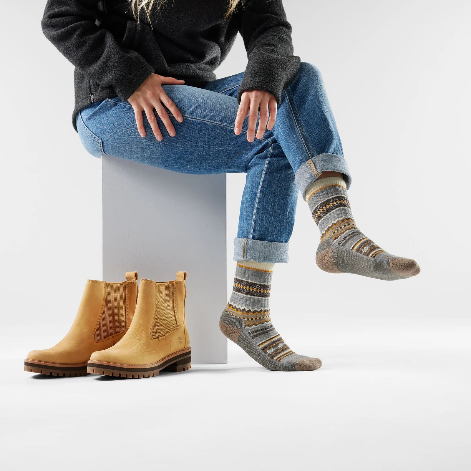 Women's Everyday Snowed In Sweater Crew Socks