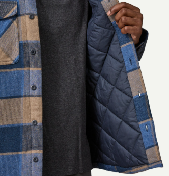 Mens Lightweight Insulated Fjord Flannel Shirt