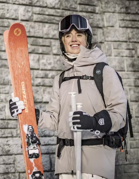 Army Leather Heli Ski Glove