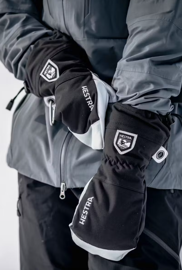 Mens Army Leather Heli Mitt