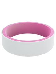 Women's Switch Fucsia  White Silicone Ring
