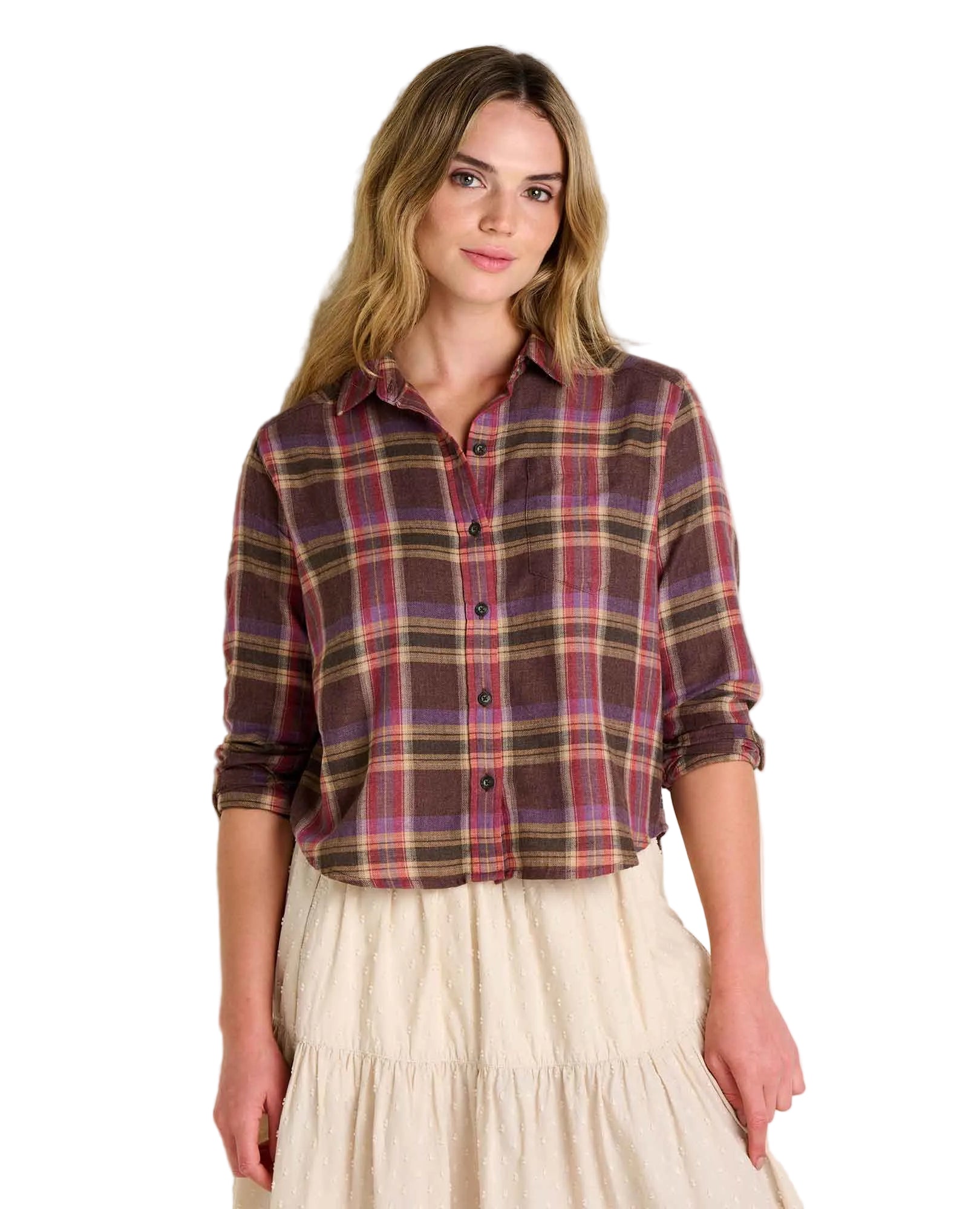 Women's Re-Form Flannel Boxy Shirt