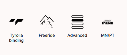 Attack Hybrid 11 95mm Blk/Silver (25/26)