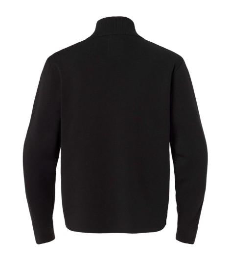 Mens Half Zip Logo Sweater