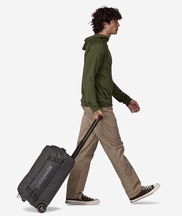 Black Hole Matte Wheeled Duffel 40L