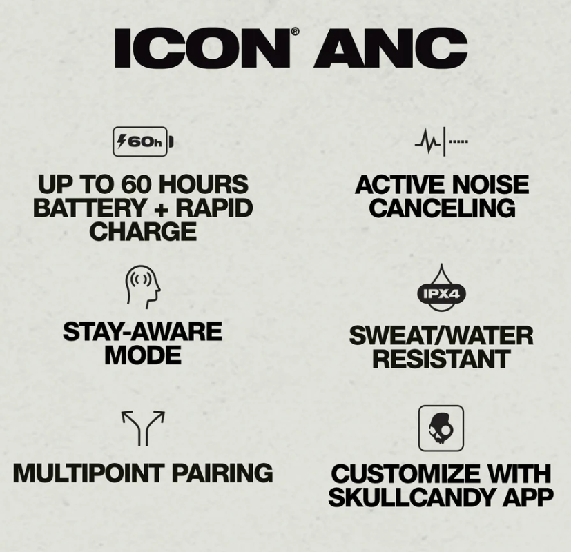 Icon ANC Wireless Headphones