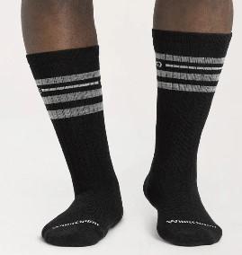 Mens Vintage Stripe Midweight Micro Crew