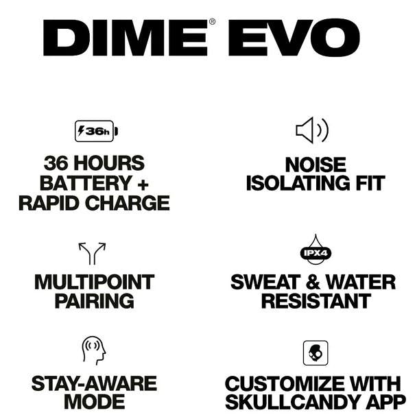 Dime Evo True Wireless Travel Earbuds