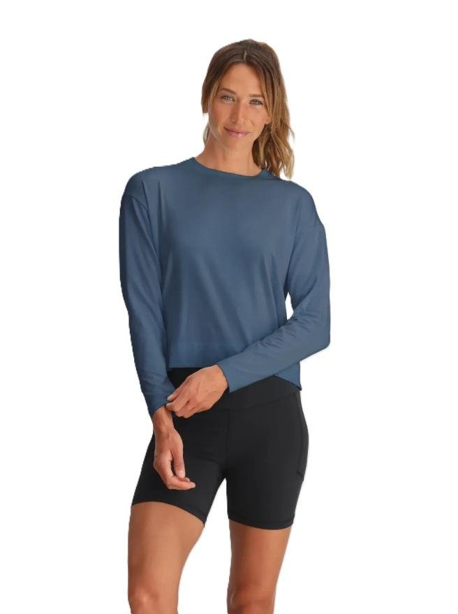 Women's Bamboo Shade Crossover Long Sleeve - Bill & Paul's