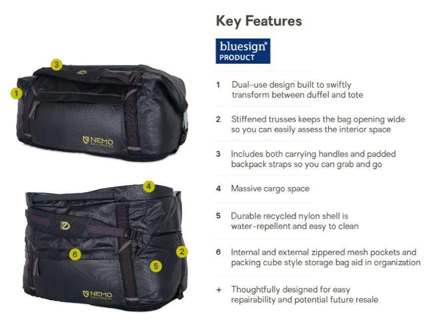 Double Haul 55 Duffel