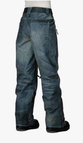 Womens Deconstruction Denim Pant