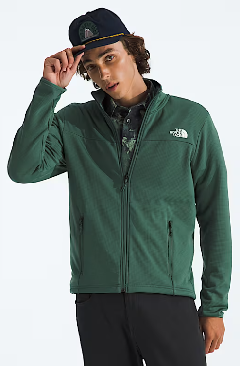 Mens Cedar Trail Grid Fleece FullZip Jacket
