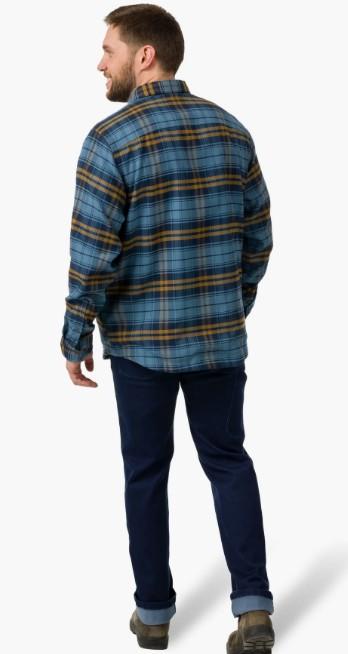 Mens Lassen Fleece Lined Flannel