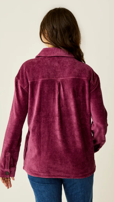 Womens Hudson Stretch Cord Shacket