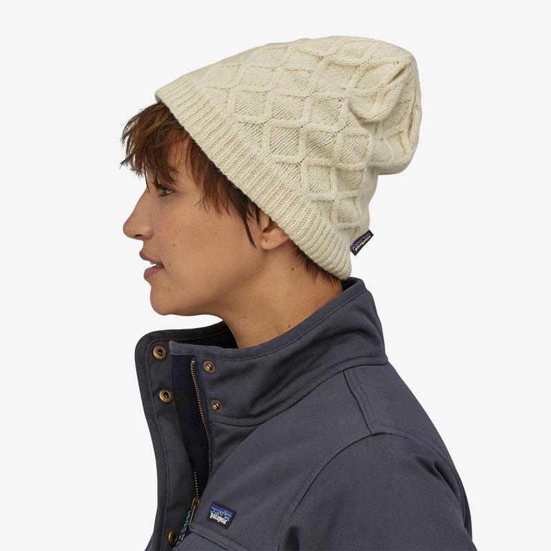 Womens Honeycomb Knit Beanie