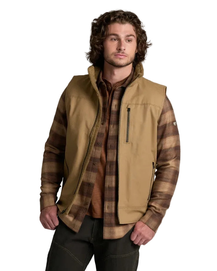 Men's Lined Burr Vest