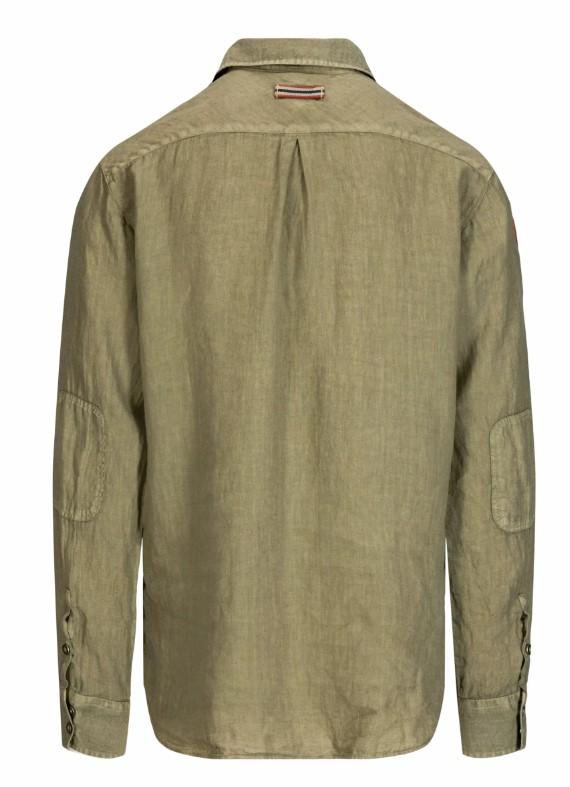 Mens Safari Linen Shirt
