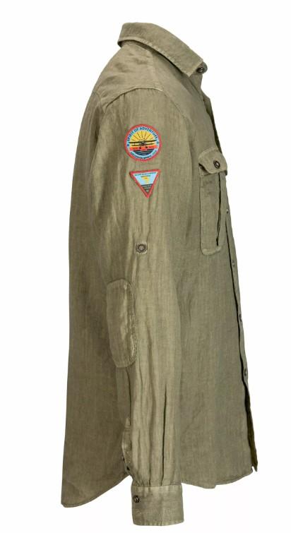 Mens Safari Linen Shirt