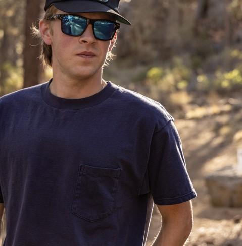 ATeam Black Blue Mirror