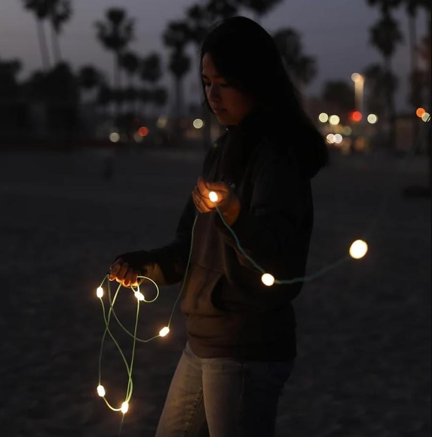 Luci Solar String Lights 18' White