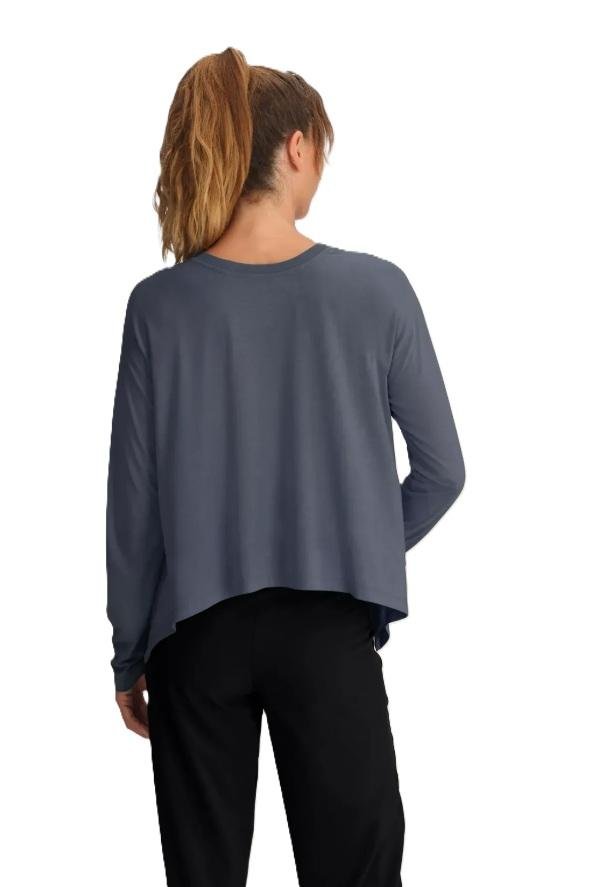 Women's Bamboo Lightweight Cropped Long Sleeve - Bill & Paul's