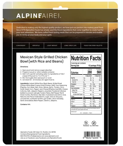 MexicanStyle Grilled Chicken Bowl