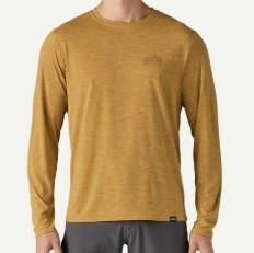 Mens Long Sleeve Capilene Cool Daily Graphic Shirt