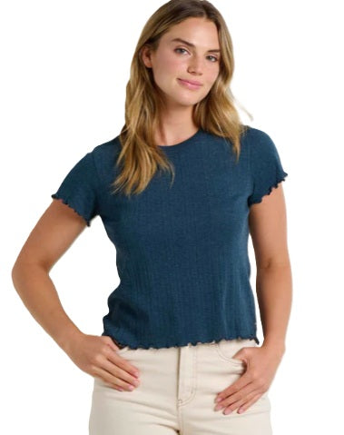 Women's Foothill Pointelle Baby Tee