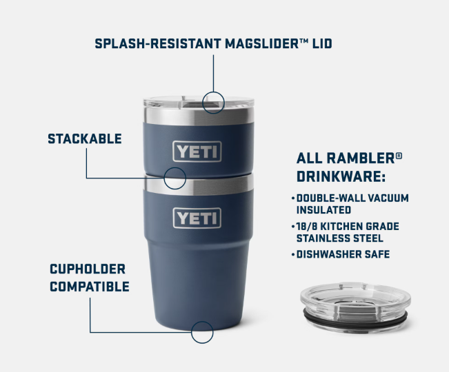 Rambler 16oz Stackable