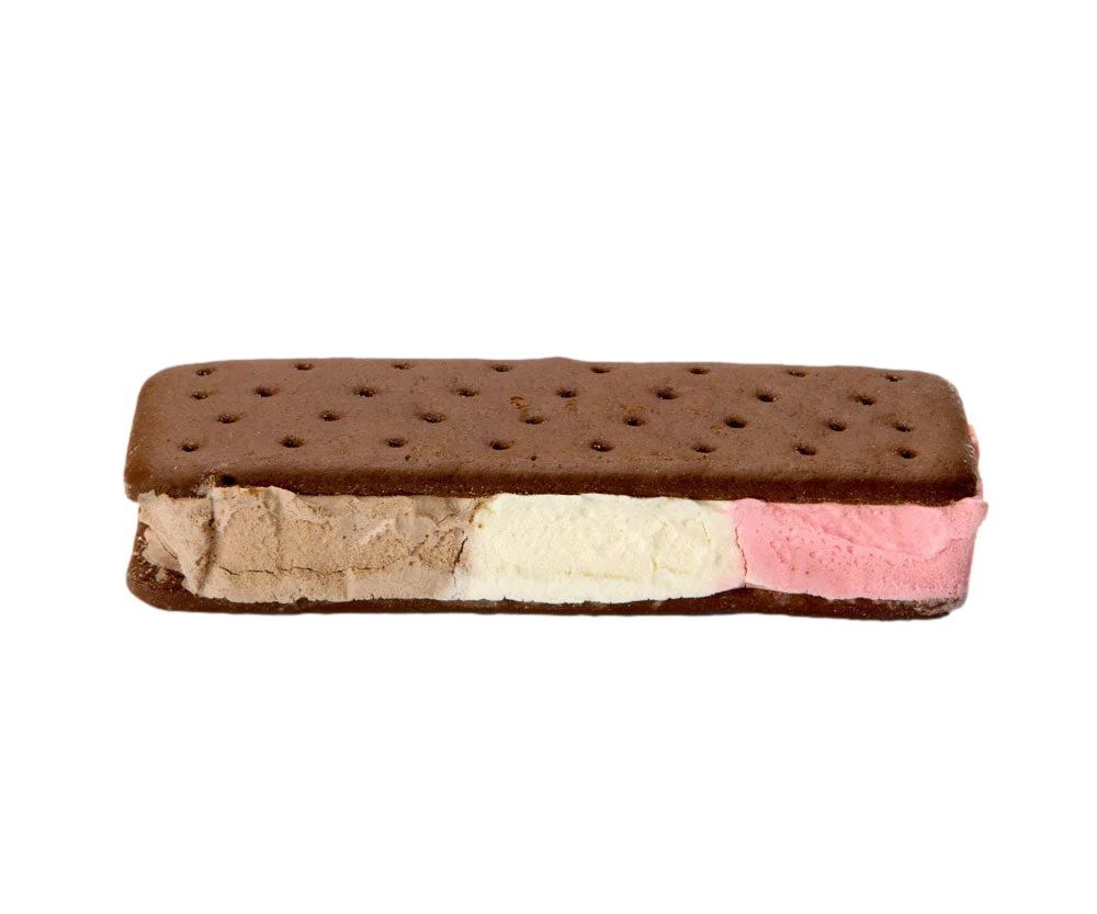 Neapolitan Ice Cream Sandwich