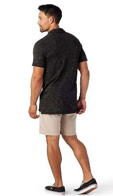Mens Merino Hemp Blend Short Sleeve Polo