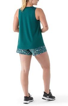 Womens Active Mesh High Neck Tank