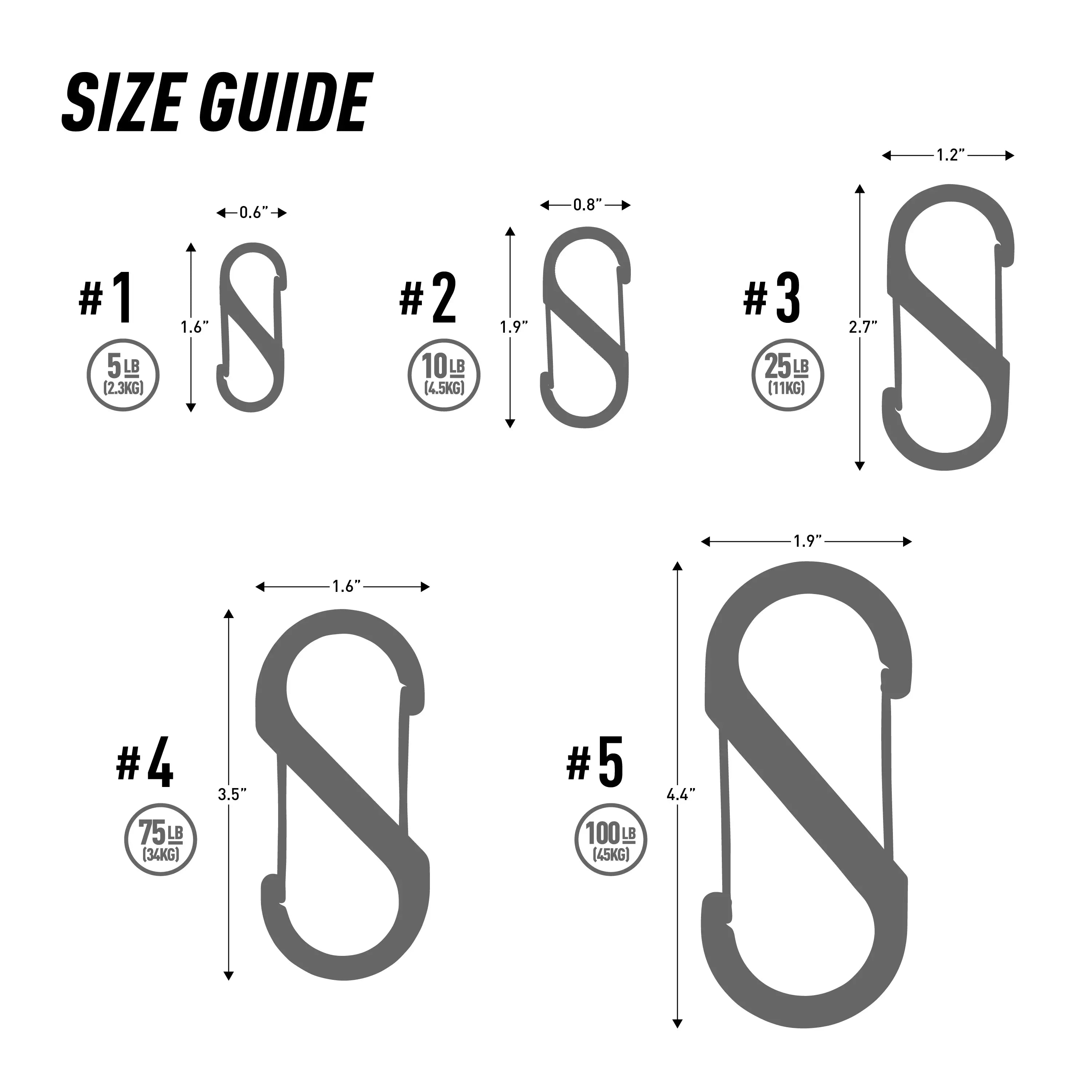 S-Biner #3 - Stainless Steel