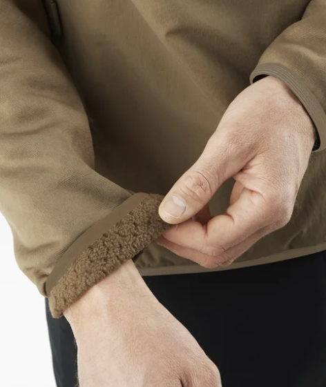 Mens Outline Warm Hybird Crewneck Pullover