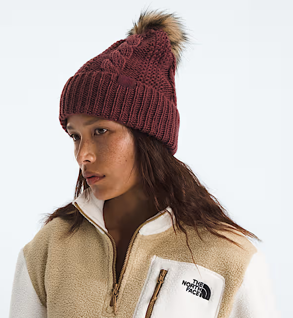Womens Oh Mega Fur Pom Beanie