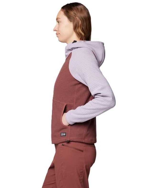 Womens Summit Grid Half Zip Hoody