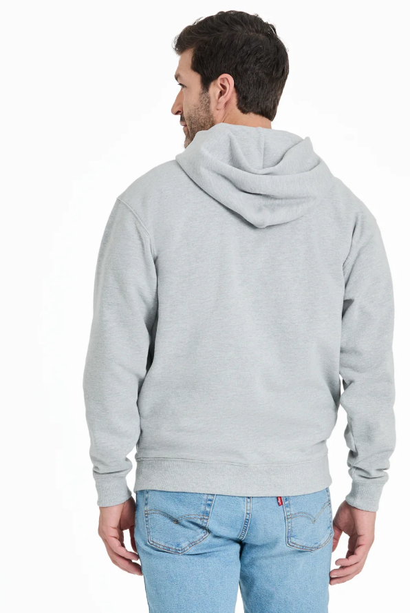 Mens Simple Coin Good Vibes Fleece Hoodie