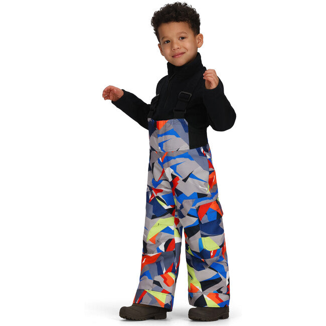 Boys Volt Print Bib Pant