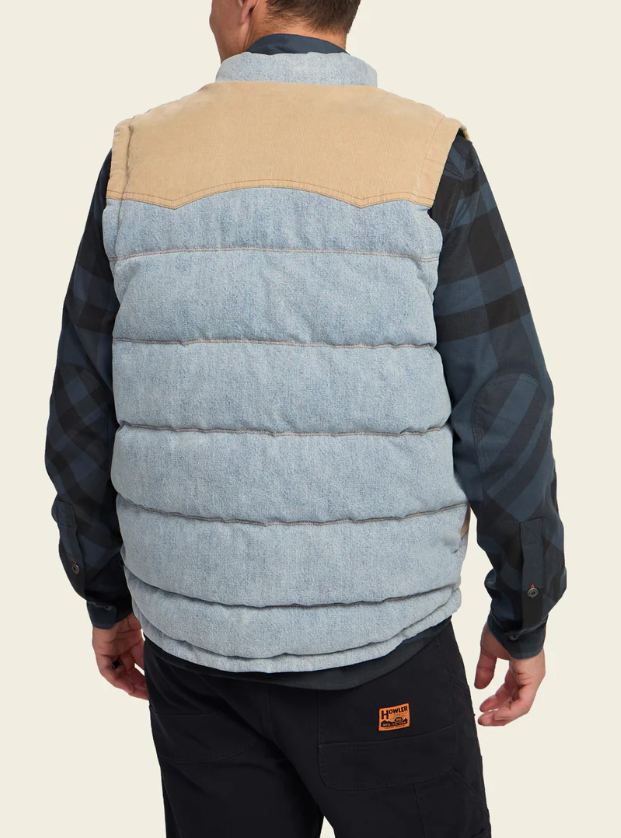 Men's Denim Rounder Vest