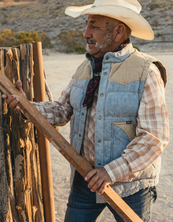 Men's Denim Rounder Vest