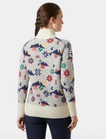 Womens Arctic Ocean Iceland Wool Knit Sweater