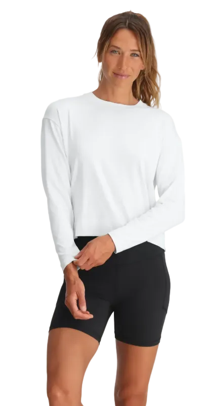 Women's Bamboo Shade Crossover Long Sleeve